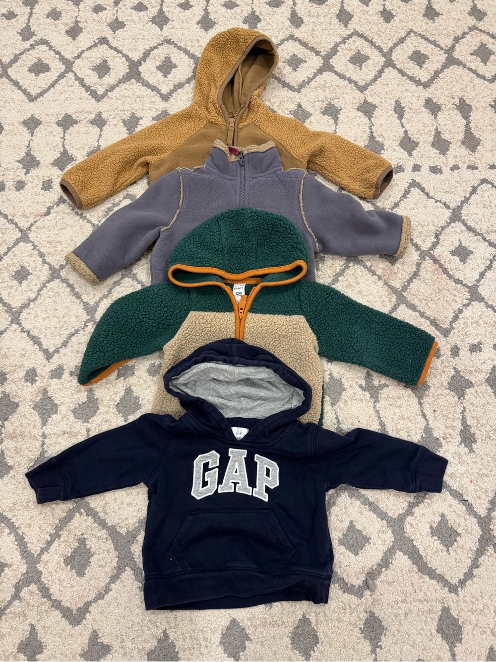 BOY BUNDLE Hoodies/jackets Size 12-18 months